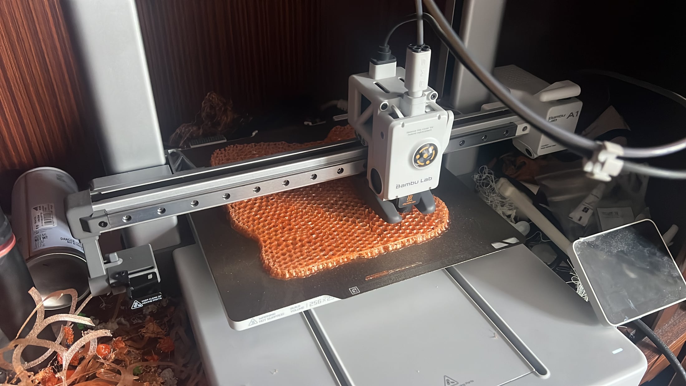 3D printing turns the packaging into a physical object with real tolerances.
